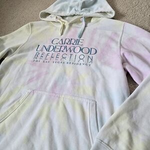 Carrie Underwood Tie Dye Reflection Hoodie Las Vegas Womens Size Small Meduum